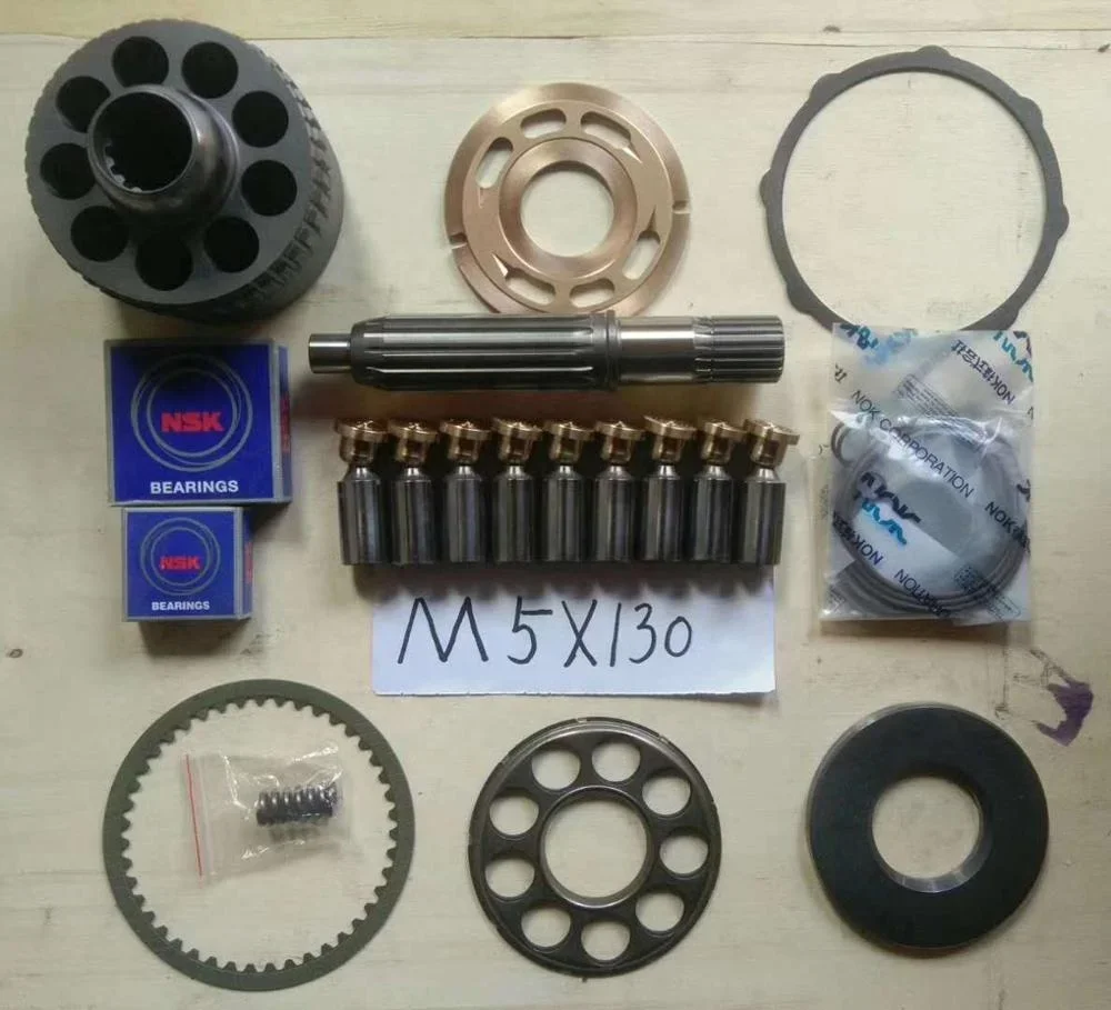 M5X130 rotor set plate valve piston shoe swash drive shaft for swing motor parts