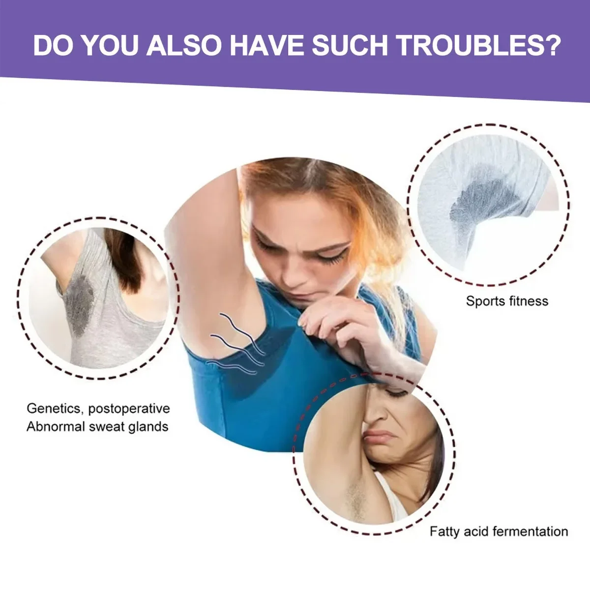 Underarm Odor Removal Spray Perfume Removes Armpit Odor Sweat Antiperspirants Lasting Aroma Man and Woman Skin Care Spray