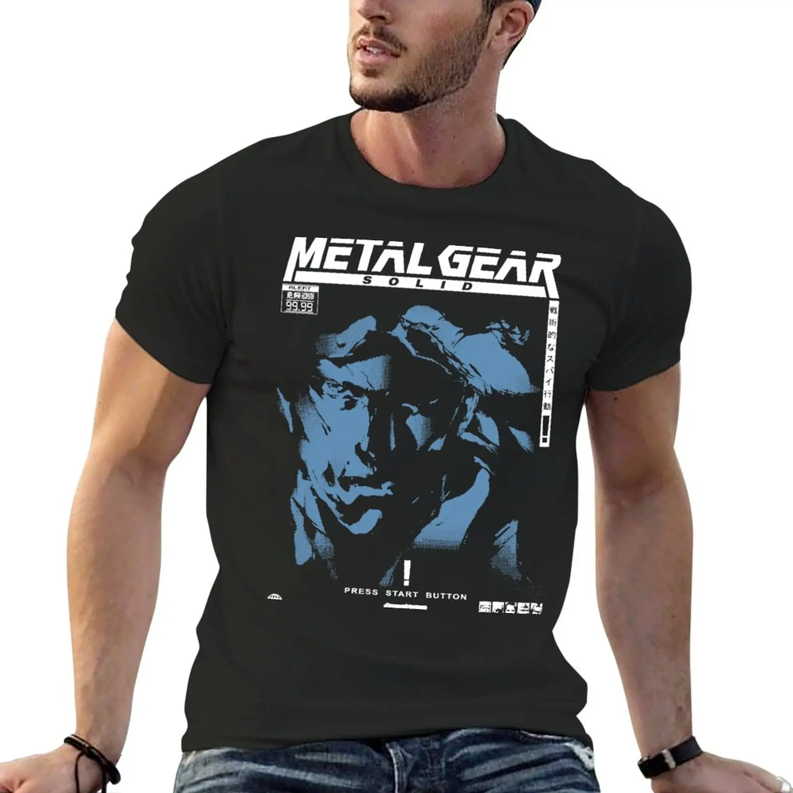 

New MGS1 - Snake T-Shirt custom t shirts design your own plain t-shirt slim fit t shirts for men