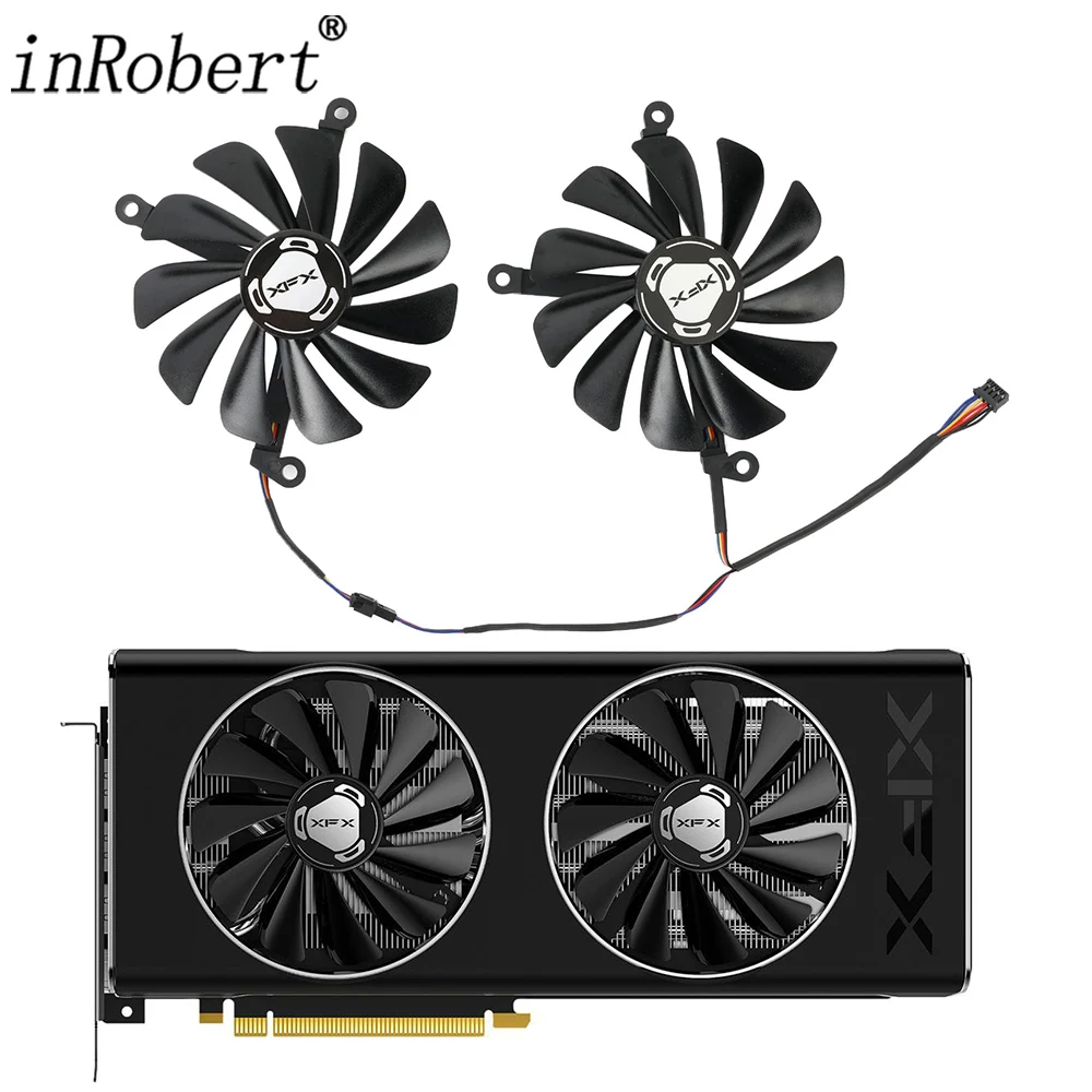 

95mm CF1010U12S Video Card Cooler Fan Replacement For XFX Radeon RX 5700 XT 8GB THICC II Ultra Graphics Card Cooling Fan