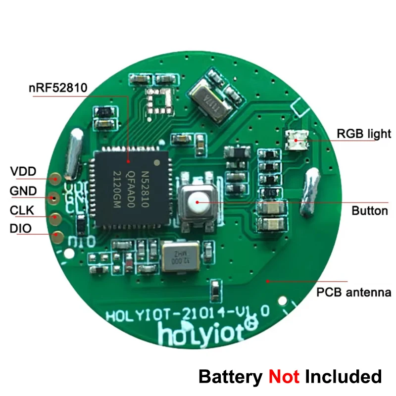 Holyiot NRF52810 Bluetooth Beacon Tag Optional Accelerometer Sensor BLE 5.0 Module Low Power Consumption Ble lbeacon Eddystone 5