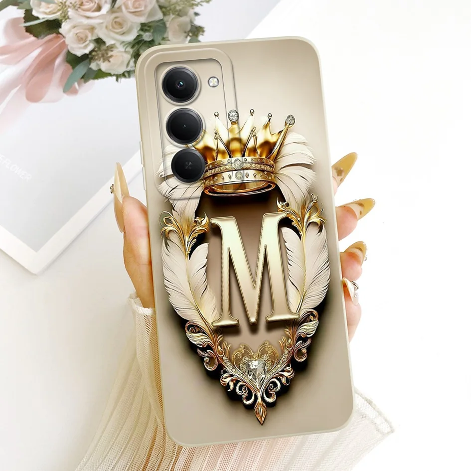 Cute Letters Crown Soft Silicone Protective Phone Case - Stylish Bumper Back Cover