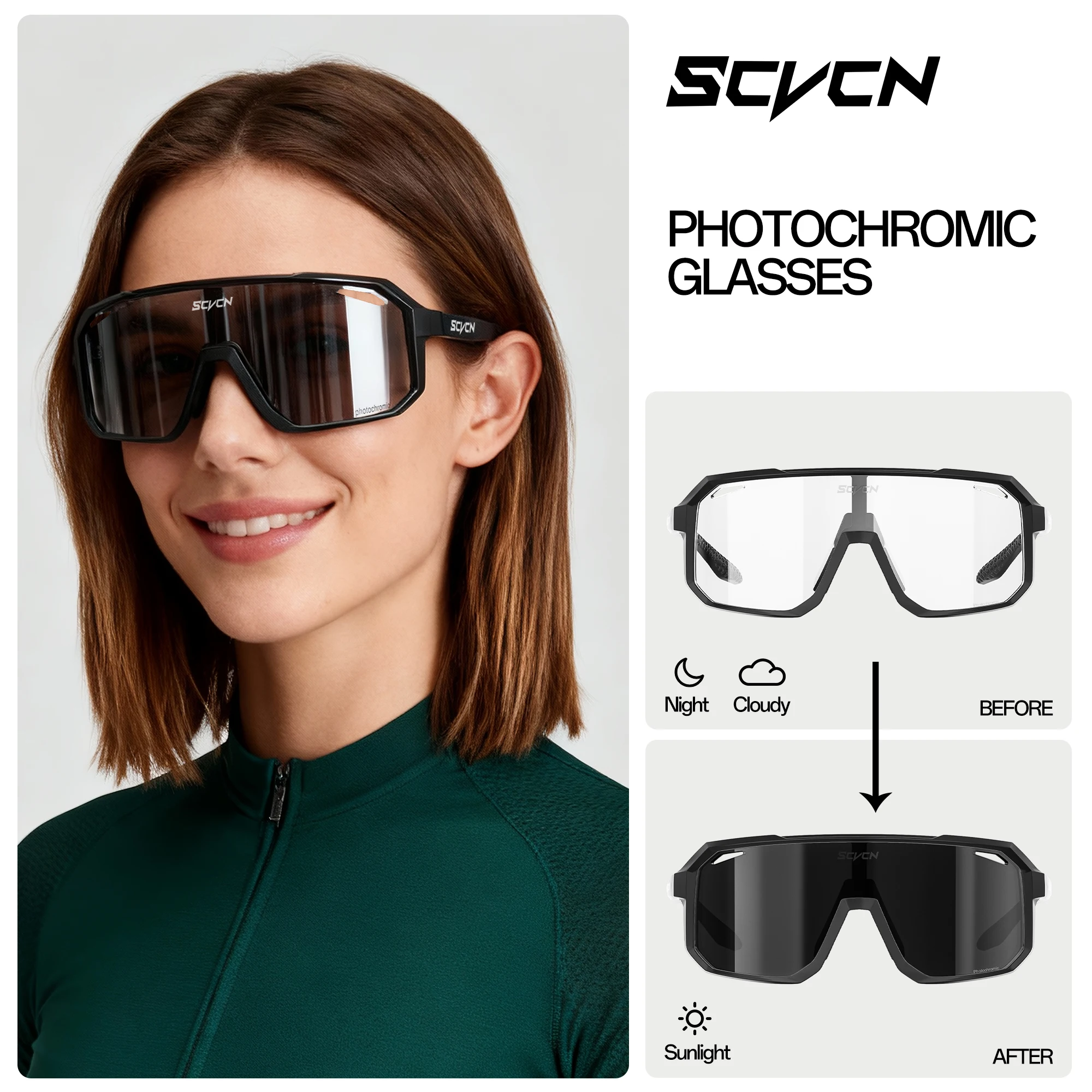 Lunettes De Soleil Polarisées Mars Pour Homme - Cyclisme Et Sports Outdoor - UV400