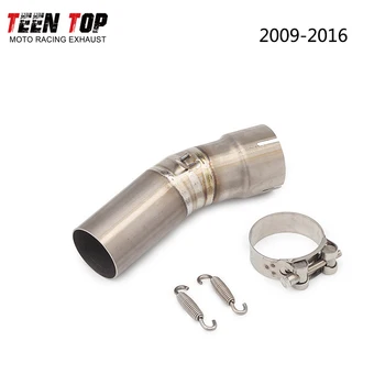 For BMW F650 2008~2016 F700 2013~2017 800 GS ADV 2008~2017 Middle Link Pipe Exhaust Systems 51mm Titanium Alloy Silencieux Moto