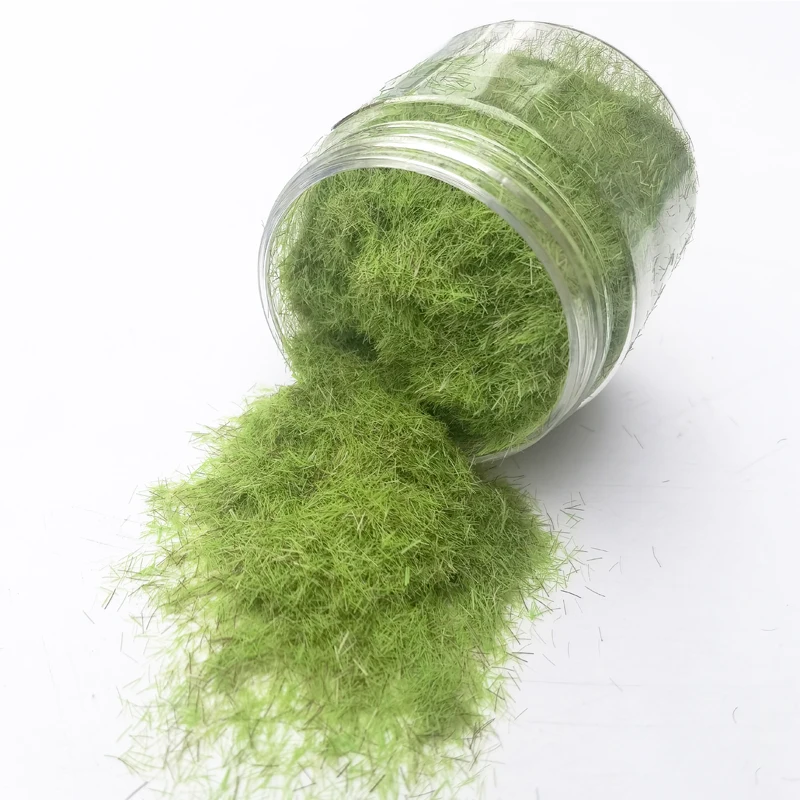50ml 1.5/3/5/8mm Static Grass Powder Turf Flocking Nylon Materials Foliage Diy Landscape HO N Z Scale Railway Train Diorama Kits static grass powder
