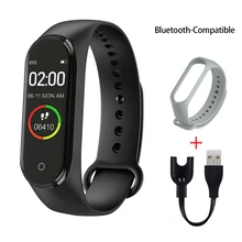 

M4 Smart Digital Watch Bracelet for Men Women with Heart Rate Monitoring Running Pedometer Sport Tracker for mi band 6 браслет