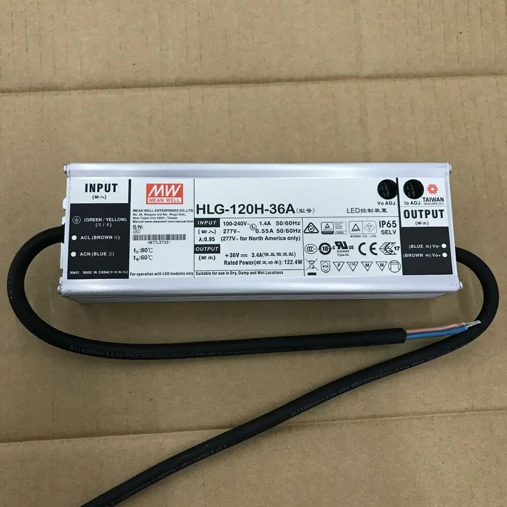 

1pcs MEAN WELL HLG-120H-36A