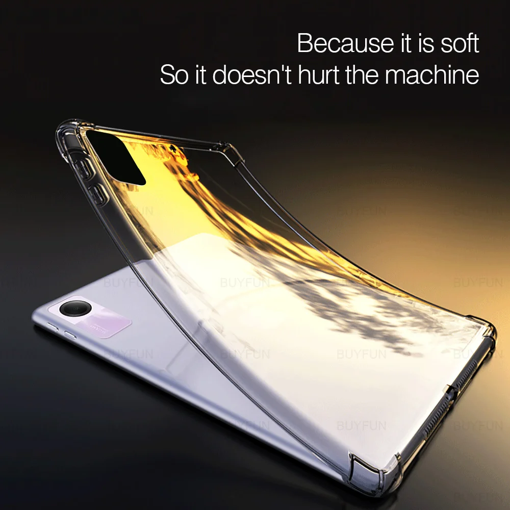 Transparent Silicone Tablet Cover For Xiaomi Redmi Pad SE 11 inch Case Shockproof Soft Fundas RedmiPadSE RedmiPad S E PadSE 2023 2