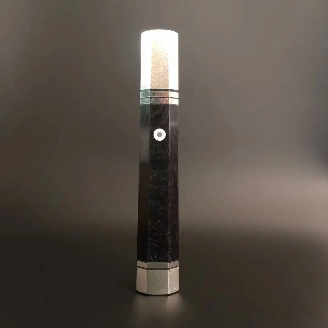 

Japanese Octagonal Ebony Handle With Nickel Silver Bolster DIY Kitchen Chef Knife Gyuto Yanagiba Deba Petty Sushi Knives