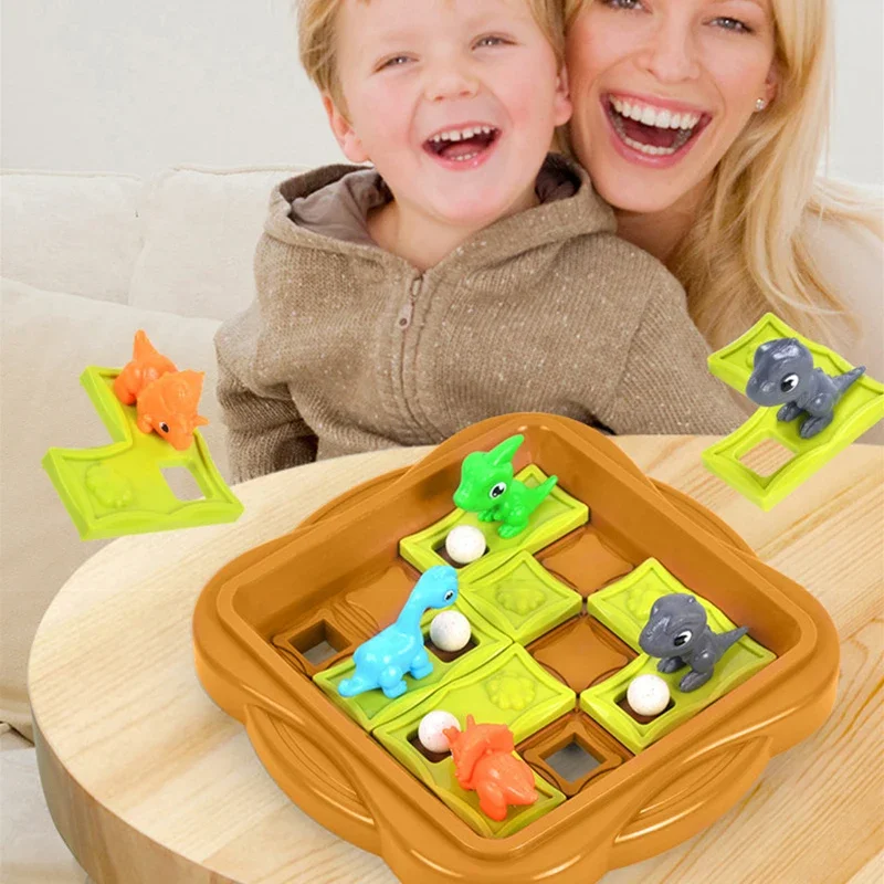 Children's Puzzle Logic Thinking Training Toy Dinosaur Adventure Challenge Parent-child Interactive Desktop Strategy Game