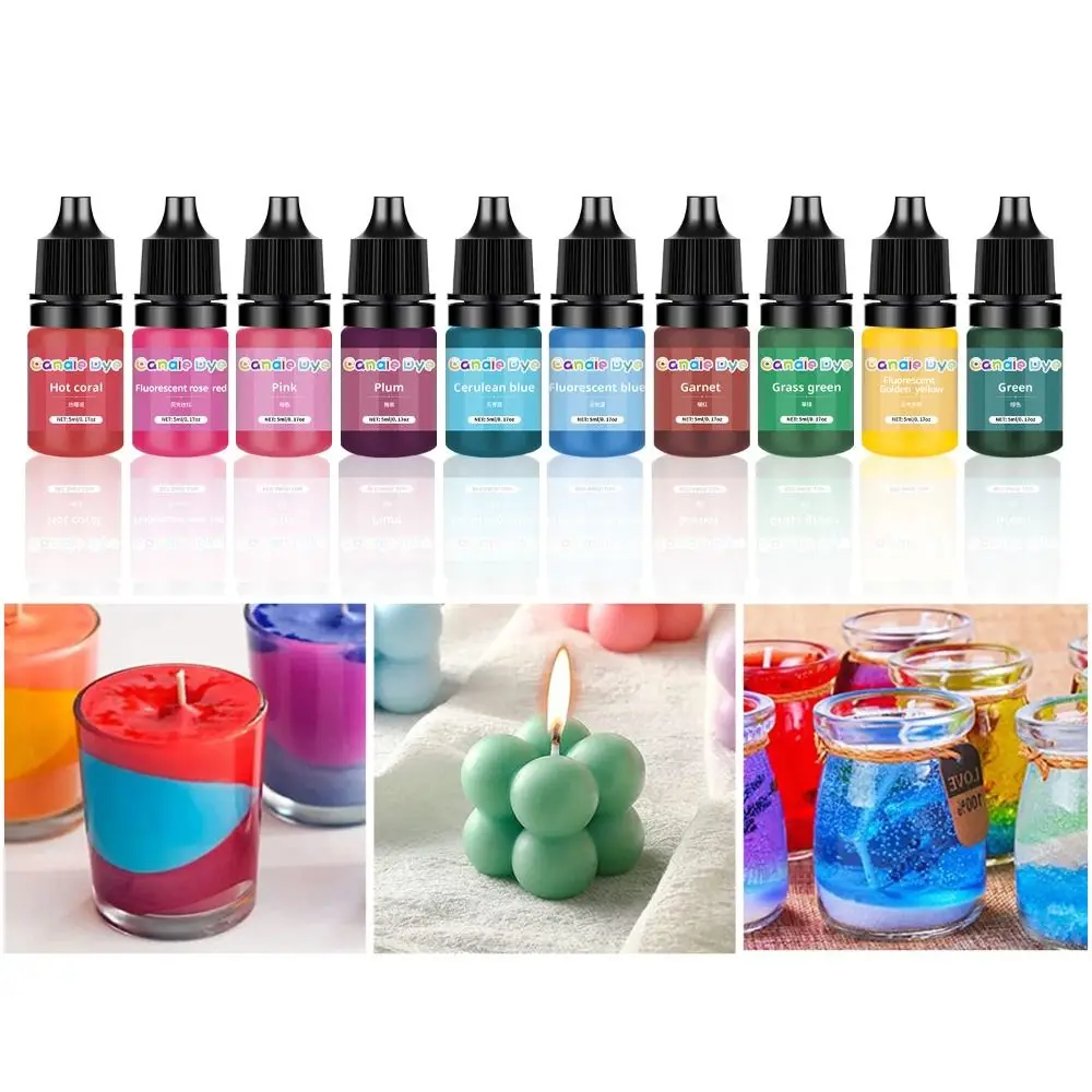 Candle dye kit diy candle dye set 24 30 Color Liquid Oil-Based dye Highly Concentrate Natural Candle Color Candle Wax Vivid for DIY Making
