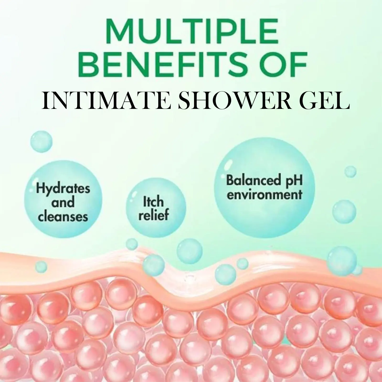Smooth Shower Gel Private Parts Itchy Relief Whiten Fade Pigmentation Refreshing Inhibit Fungi Brightening Nourish Bath Lotion