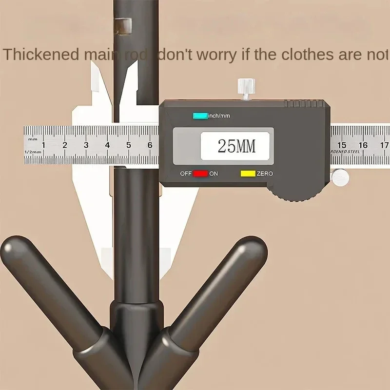 Clothes Rack Floor Standing Multi Hook for Home