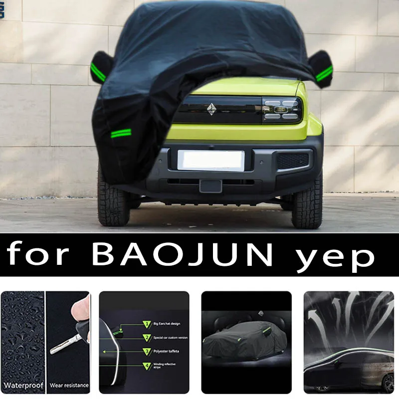 

For BAOJUN yep Outdoor Protection Full Car Covers Snow Cover Sunshade Waterproof Dustproof Exterior Car accessories