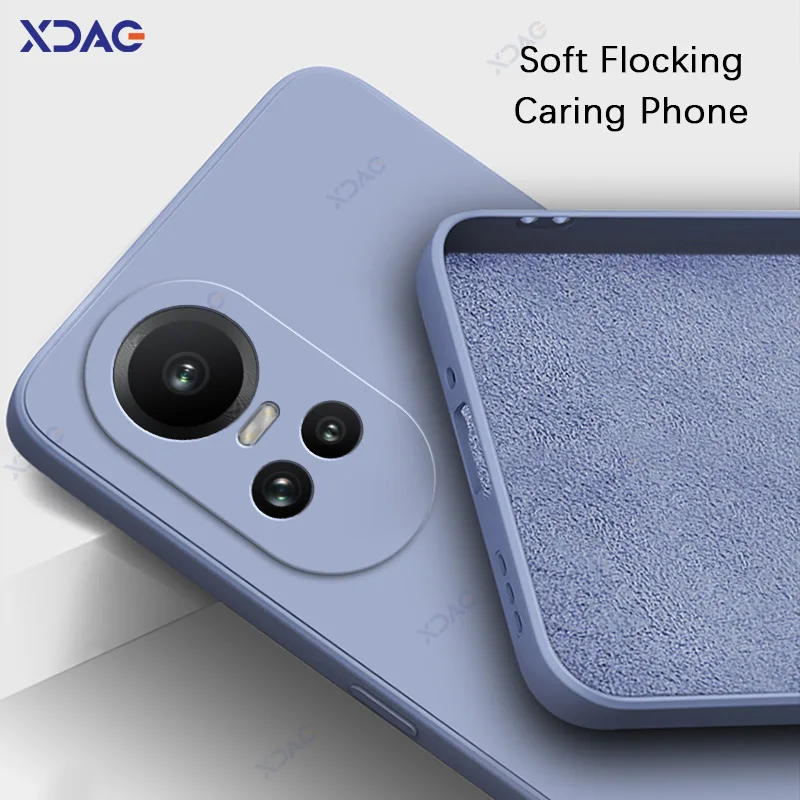 Luxury Dual Liner Protective Shockproof Phone Cover - Premium Square Liquid Silicone Coque