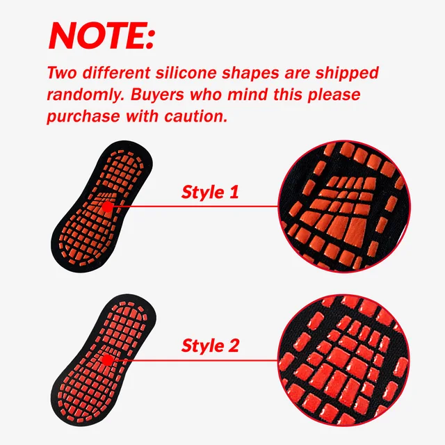 1/4 Pairs Unisex Silicone Non Slip Grip Trampoline Socks For Women's and Men's Hospital Yoga Pilates Indoor Sports 4