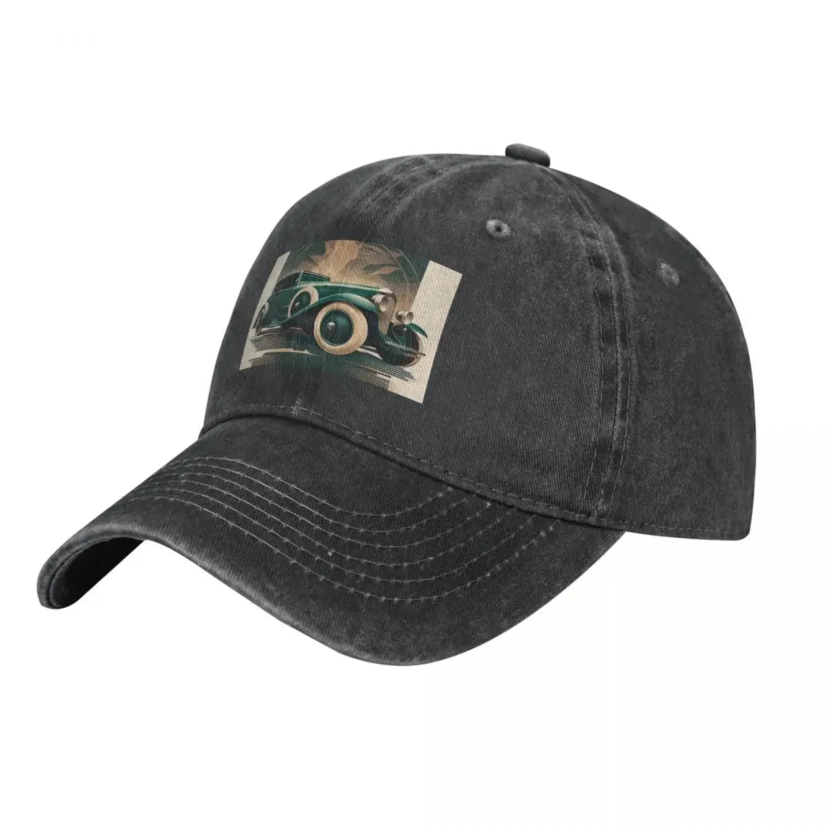 

Art Deco Style Cars Cowboy Hat derby hat Golf Hat Man Hats For Men Women's