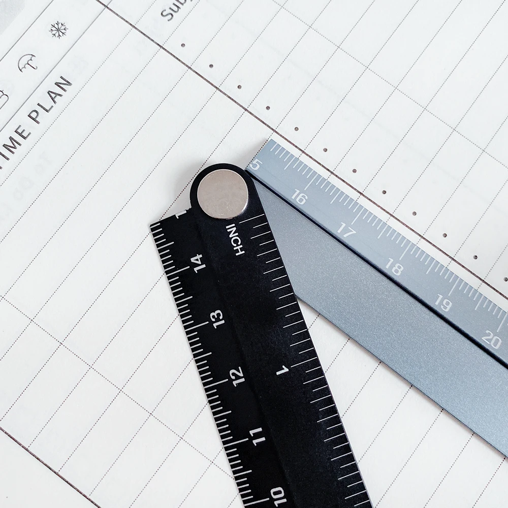Stainless Steel Straight Ruler Centimeter Inches Scale Metric Ruler Precision Measuring Tool Folding Drawing Rulers stainless steel ruler ruler set folding ruler drawing ruler metal ruler straight ruler