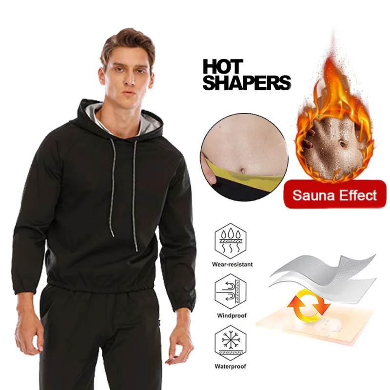 Camiseta De Sauna Y Compresión Para Hombre - Traje Termogénico Para Sudar Y Perder Peso, Entrenamiento Y Deporte