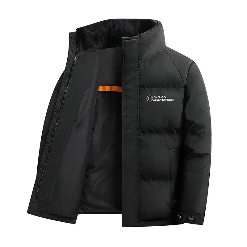 thumbnail image 1 of Chaqueta de invierno para hombre, chaqueta corta de plumón, nueva ropa de diseñador 2024, con capucha, gruesa, con calefacción, de lujo, de manga larga, para hombre, 1 of 4