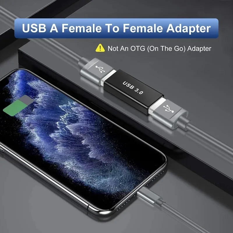 High-Speed USB-C to USB 3.0 OTG Adapter - 10Gbps Universal Converter for Enhanced Connectivity