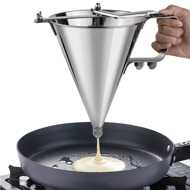 Octopus Meatball Funnel Batter Funnel Stainless Steel Batter Dispenser