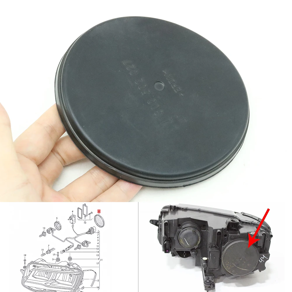 Versatile Headlight Rear Bulb Dustproof Cap Lid Dust Cover