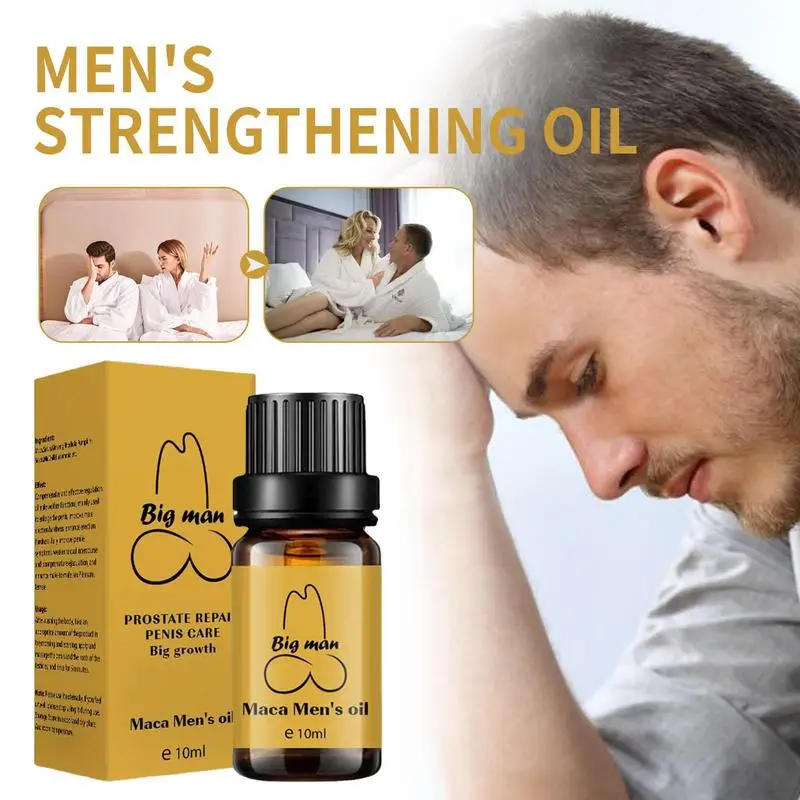 Penis Enlargement Oil Natural Men Maca Prostate Repair Penis Care Prevents Premature Ejaculation Oil 60 Minutes Erection Fast penis enlargement oil