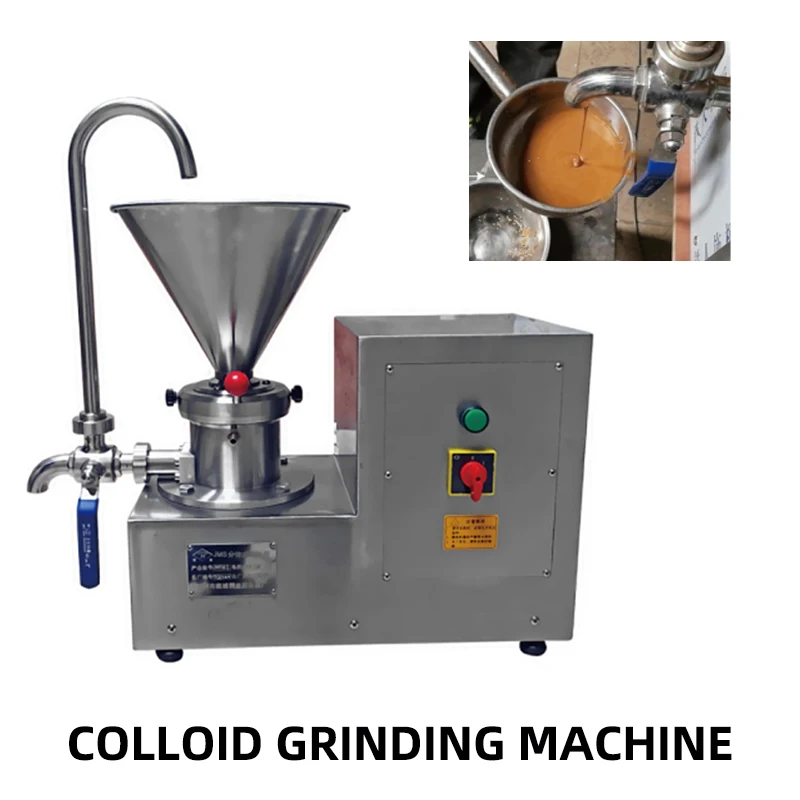 

Vertical Emulsified Colloid Mill Machine Sesame Peanut Butter Colloid Mill Soybean Grinding Machine Sesame Processing Machine