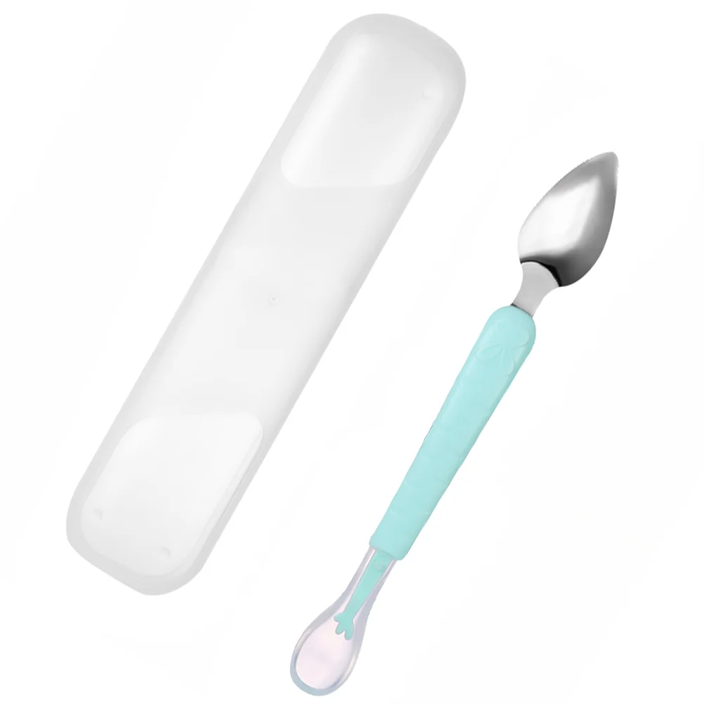 

1 Set Scraping Spoon Zigzag Spoon Double-headed Spoon Infant Feeding Tool