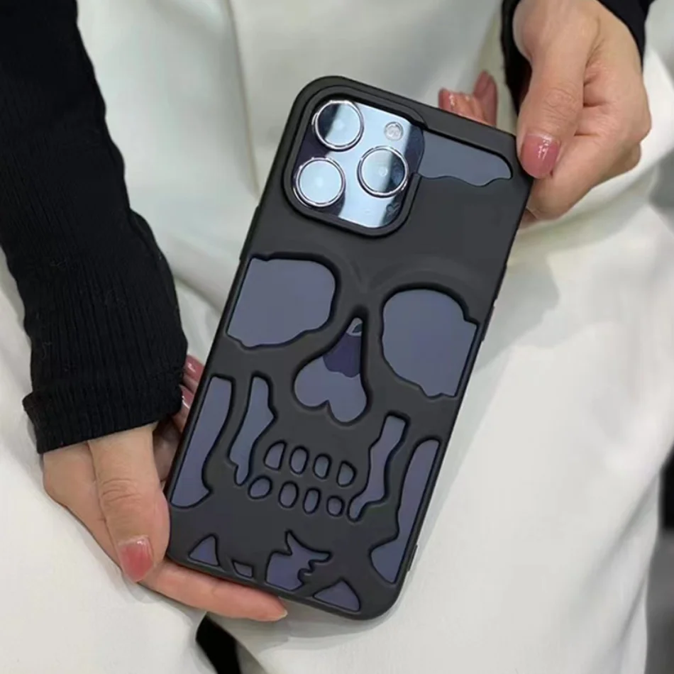 Funda rígida con teclas metálicas para iPhone XR