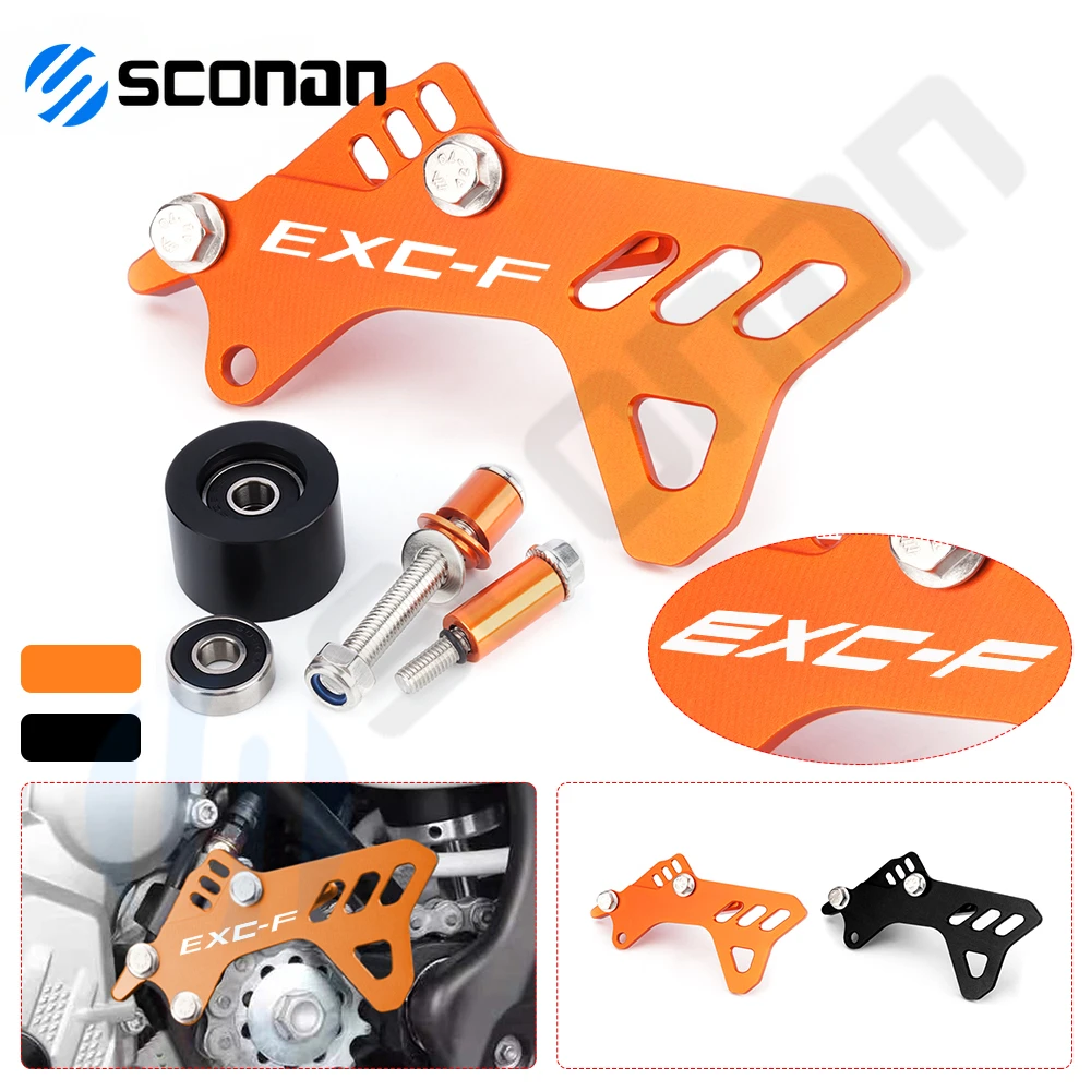 

For KTM 250EXC F 350EXC-F EXCF 250 350 EXC F 2017-2021 Motorcycle Chain Guaud Cover Sensor Cover Front Sprocket Guard Protector