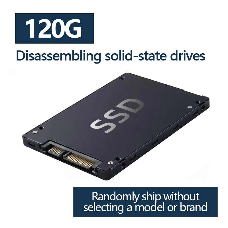 Interface Sata Hard Drive para Desktop e Laptop Usado Desmontagem Solid State Drive Alta Velocidade de Leitura e Gravação 120g - Imagem 6