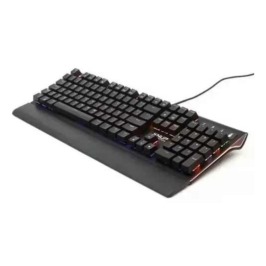 Teclado Gamer Membrana LED Retroiluminado RGB Premium - Usb Para PC e Notebook