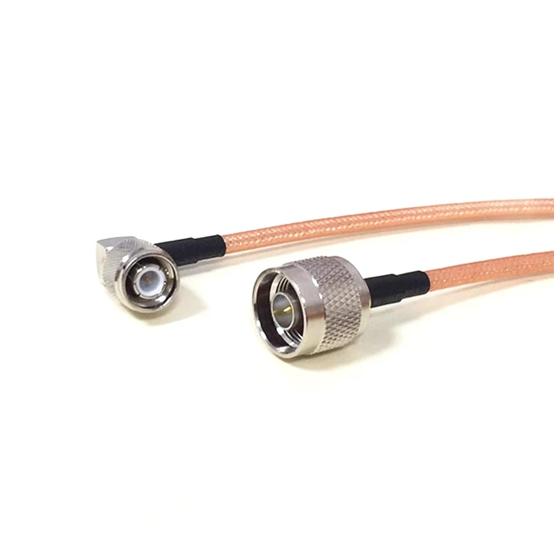 Prolunga Antenna Wifi Tipo N Interruttore Maschio Tnc Spina Ad Angolo Retto Cavo Coassiale Rg142 50Cm 20 "Bassa Perdita