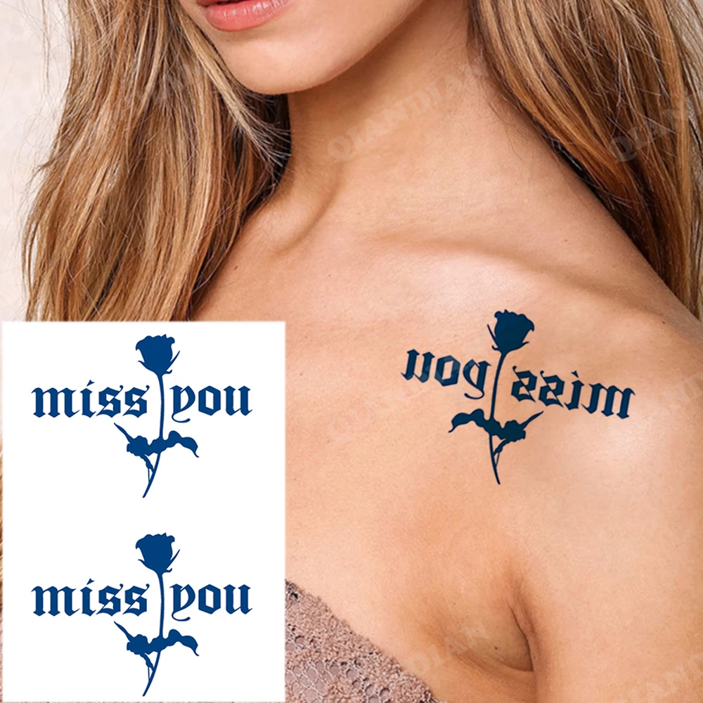 Tatouage Temporaire Durable À Lencre, 100 Pièces, Autocollant Résistant À  Leau, Dragon, Serpent, Ours, Art Corporel, Pour Homme, Bras, Étoile, Rose,  ...