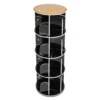 4 Tier Rotating Display Bookshelf with Strong Load-bearing Capacity for Bedroom Living Room 3