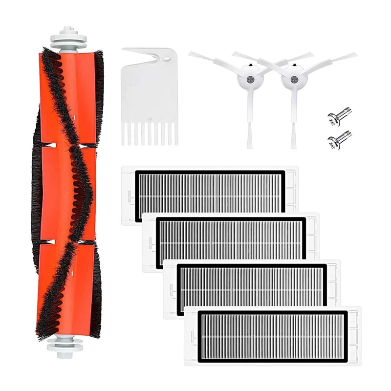 

Запчасти для робота-пылесоса Xiaomi Roborock S50 S55 S6, сменные детали, фильтр НЕРА, основная и боковая щетки