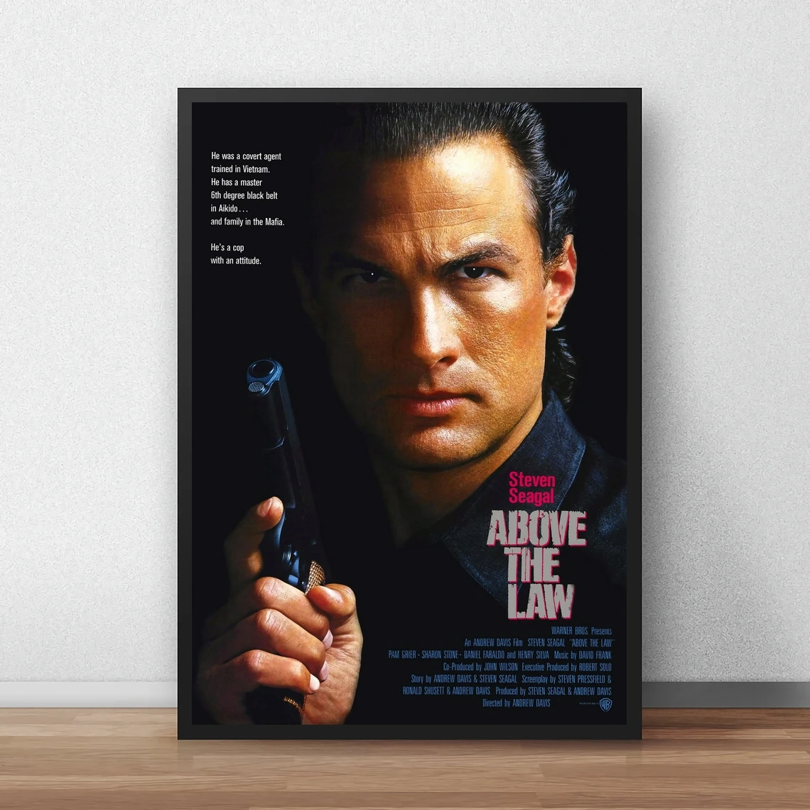 

Above The Law Movie Poster HD Printable Canvas Art Print Home Decoration Wall Painting ( No Frame )