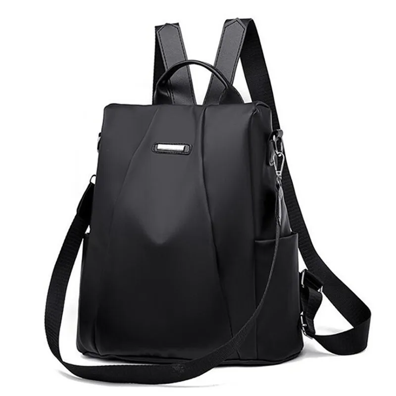 Zaino multifunzione donna in nylon per scuola viaggio e tempo_voghion.com