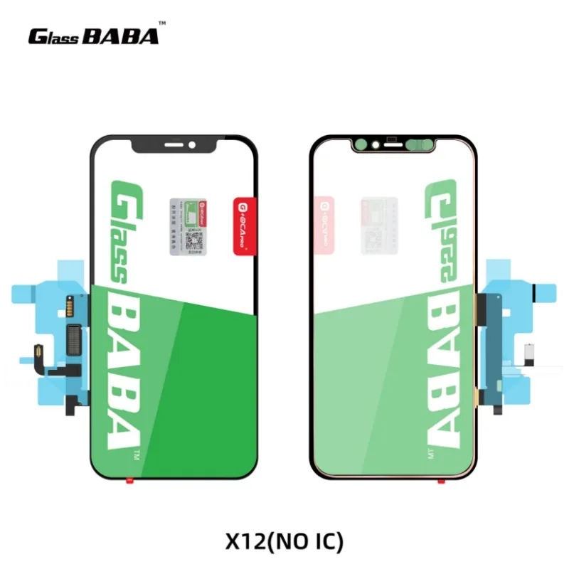 3PCS GLAS BABA G + OCA PRO KEINE IC Touch Digitizer Sensor Glas mit Rahmen + OCA Kleber für iPhone XR 11promax 12 Bildschirm Ersatz – Detail 12