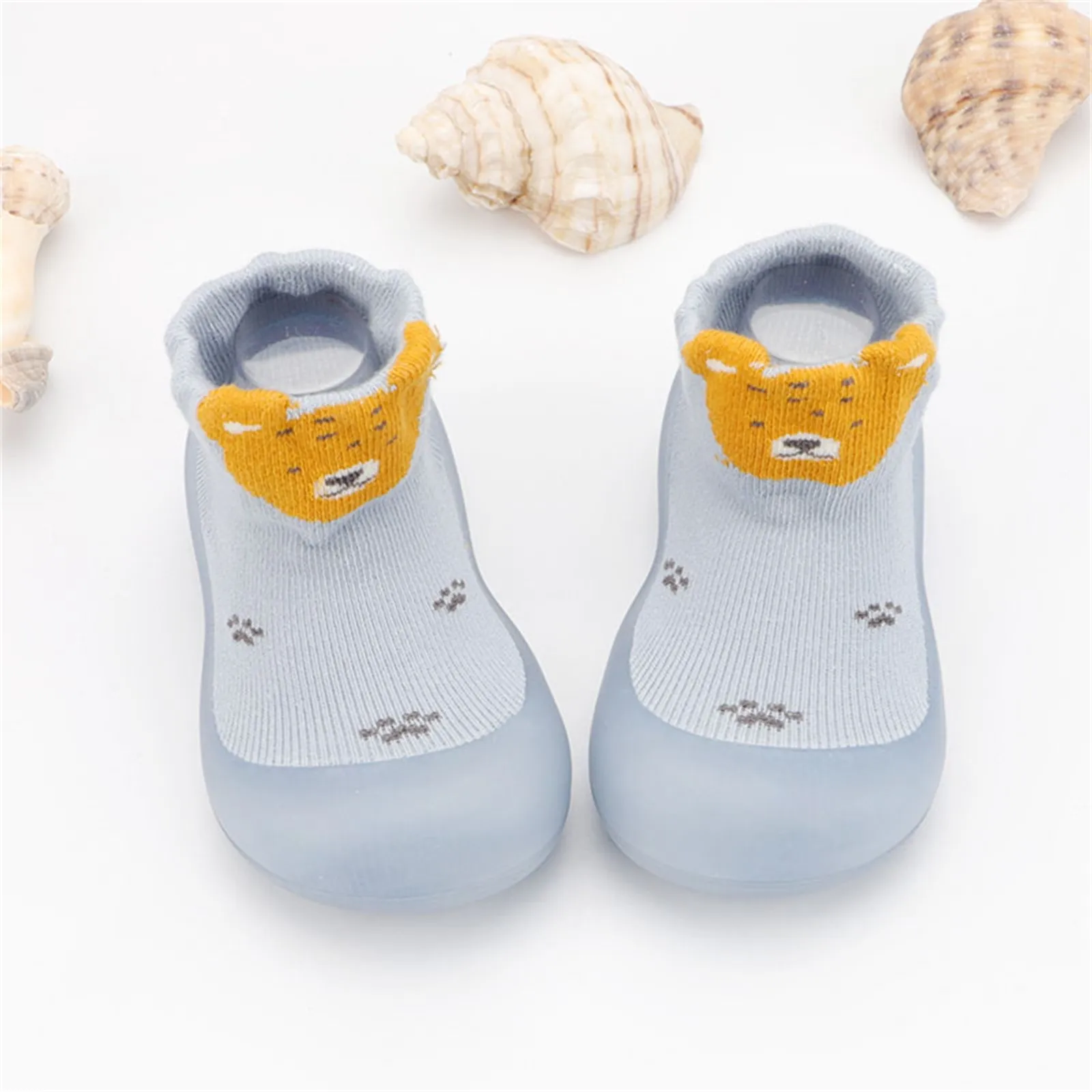 Children's Floor Socks New Cartoon Printing Anti Drop Heel Children's Shoes Girls Boys Soft Bottom Breathable Home Floor Socks Athletic Socks Baby Socks