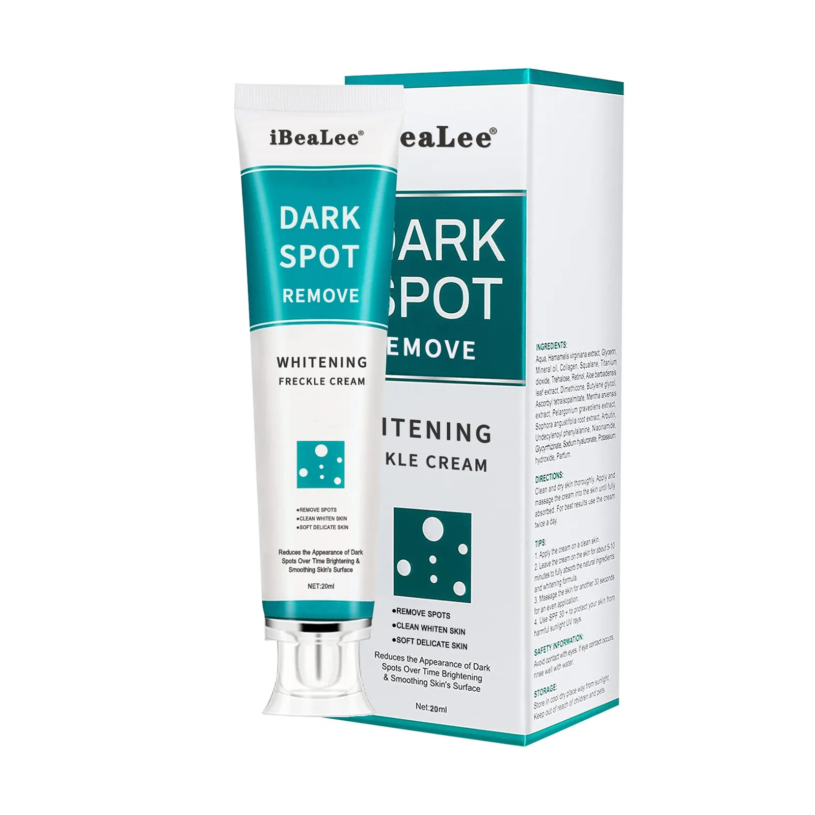 Whitening Freckle Cream Remove Dark Spots Melanin Melasma Remover Brightening Skin Effective Repair Anti-Aging Skin Care