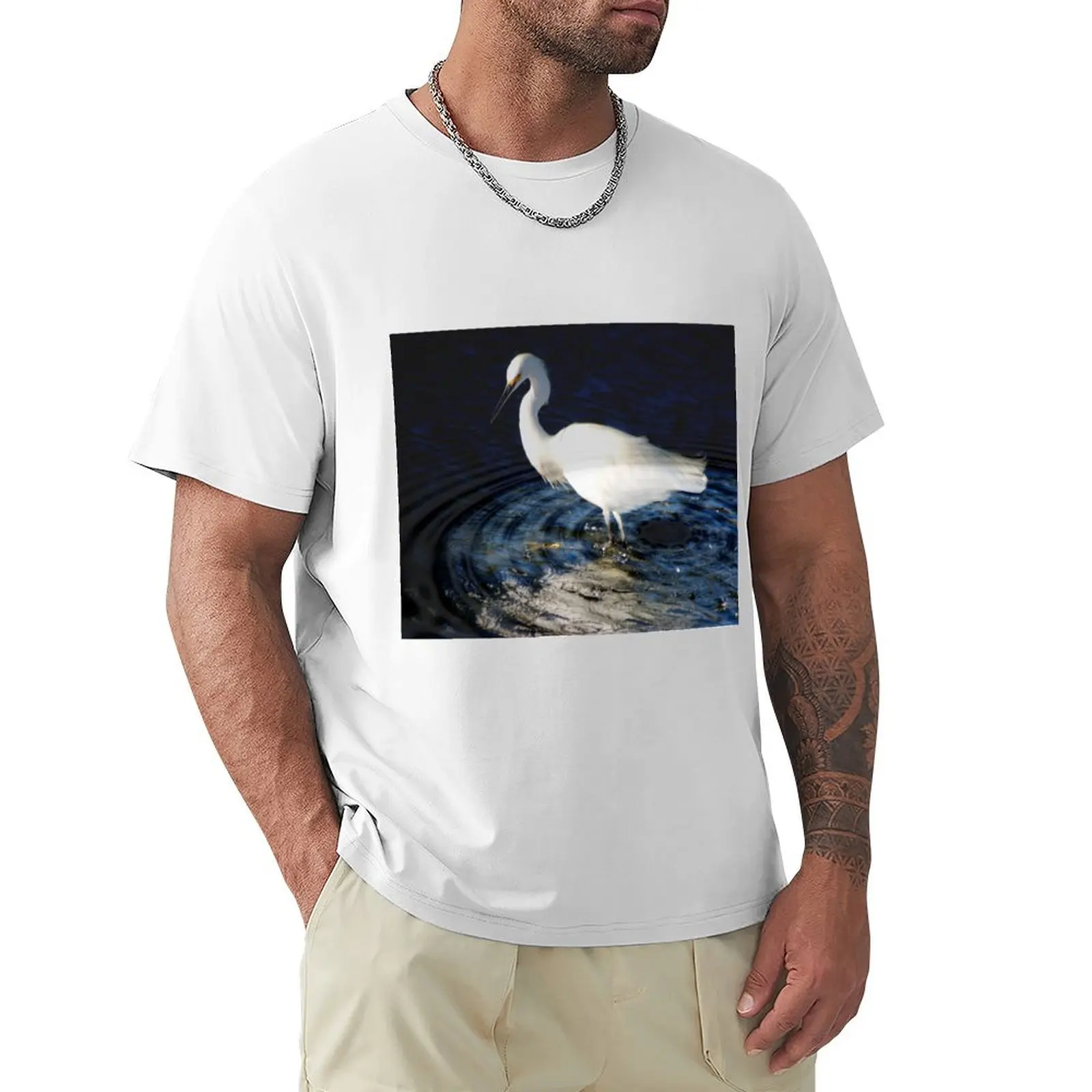 

Egret X T-Shirt quick drying graphics blanks mens graphic t-shirts funny