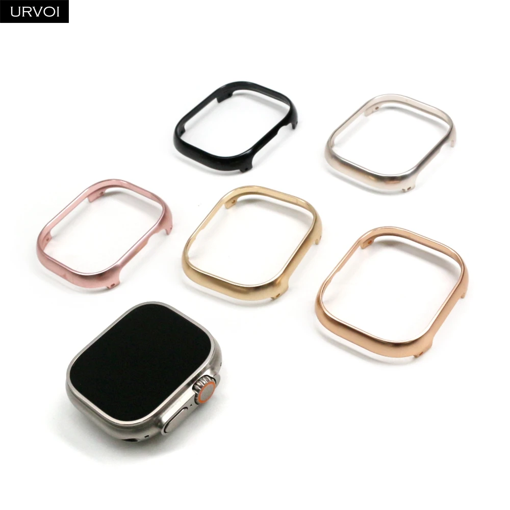 URVOI Premium Shiny Metal Frame Cover & Aluminium Alloy Bumper