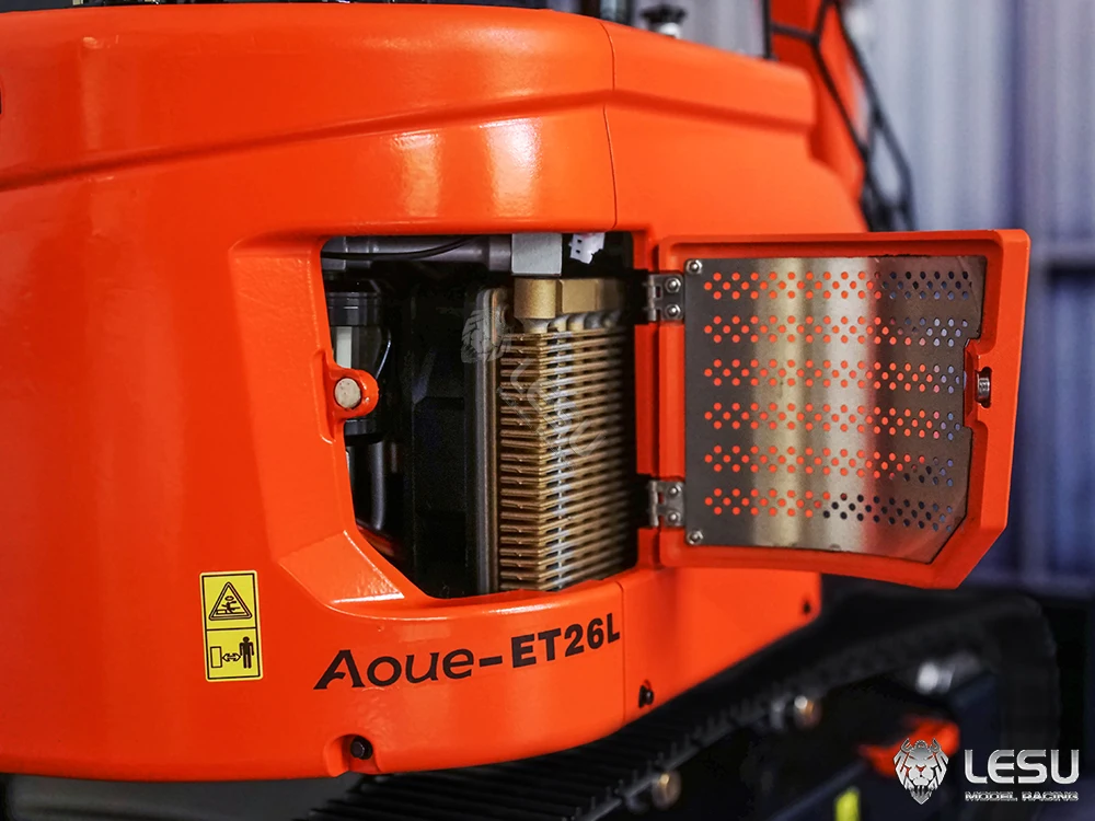 Sfe96ff69573f475d84fc4b0212f190beC Model ciężkiej maszyny LESU1/14 Aoue-ET26L trójramienny mały krótki pas ogonowy łopata przednia koparka gąsienicowa RC