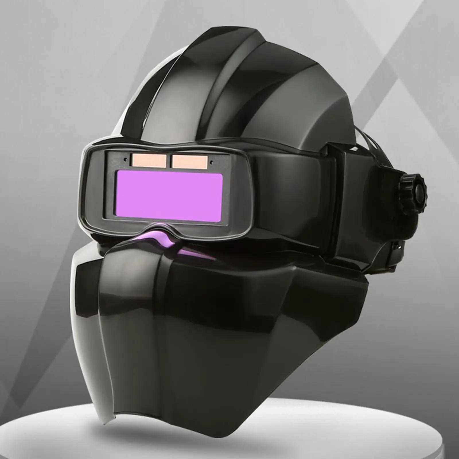 

Welding Helmet Solar Powered Auto Darkening Hood Adjustable Welding Mask