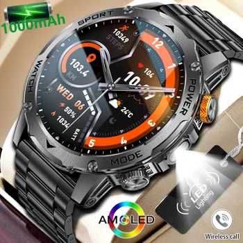 The LAXASFIT Bluetooth Call Smartwatch is a multifunctional wearable designed to support an active and connected lifestyle. With Bluetooth calling capability, you can answer and make calls directly from your wrist for added convenience throughout the day. 1