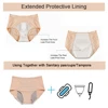 5Pcs Leak Proof Menstrual Panties Women Cotton Comfort Incontinence Briefs Female Period Physiological Underwear Plus Size 3
