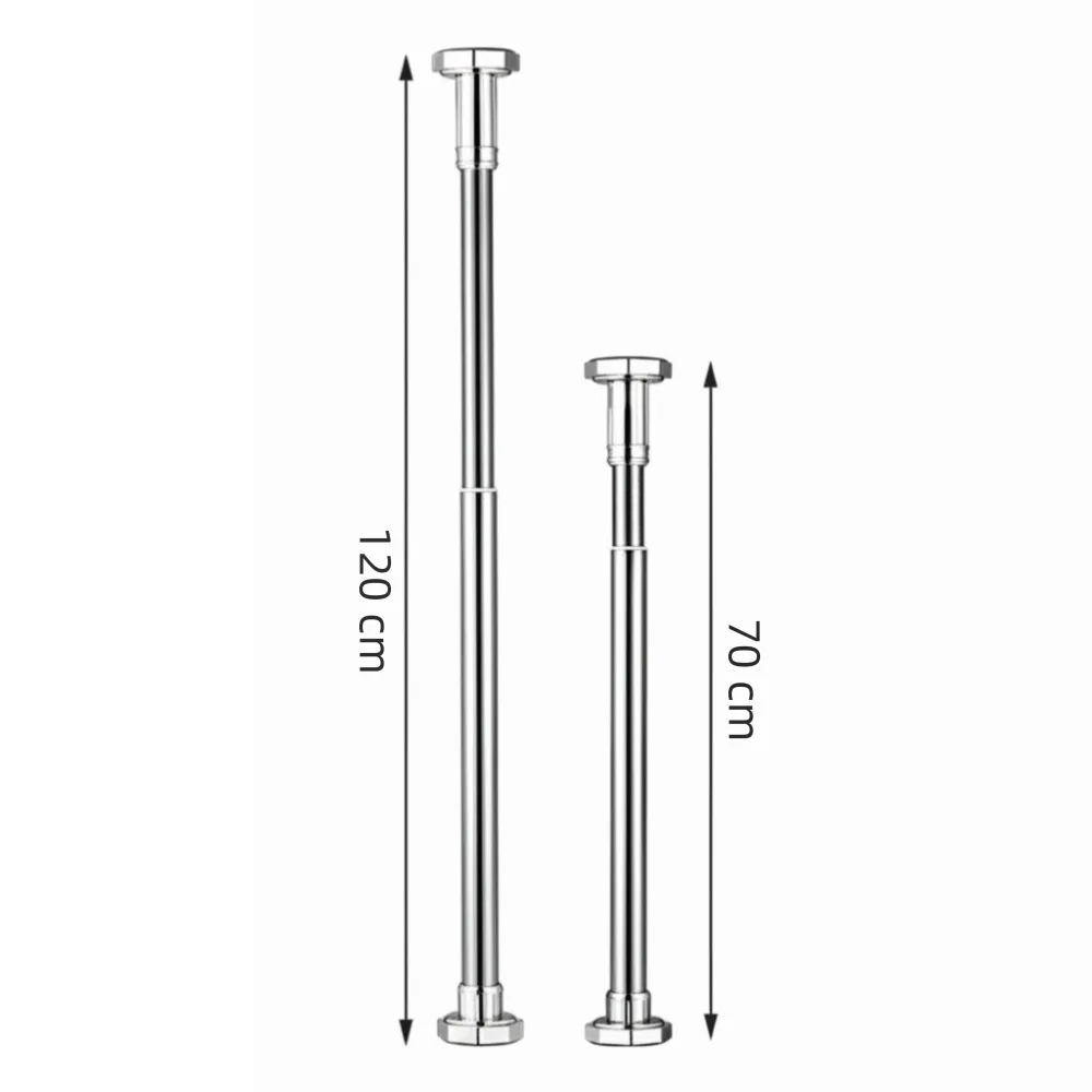 Adjustable Height Folding Table Support Rod - Stainless Steel Furniture Support Stand